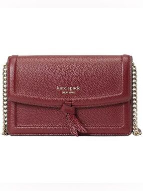 ✨ Kate Spade Knott Mini Crossbody Bag – Pebbled Leather ✨